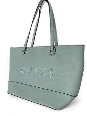 GUESS Sage Green Large Tote Bag Shoulder Purse